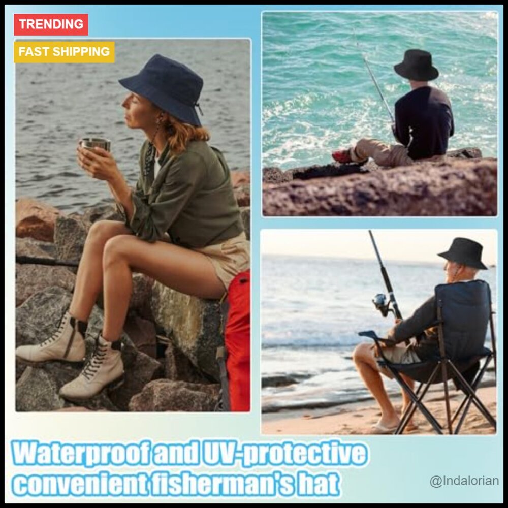 Waterproof Packable Bucket Hat Uv Protection Outd… - image 2